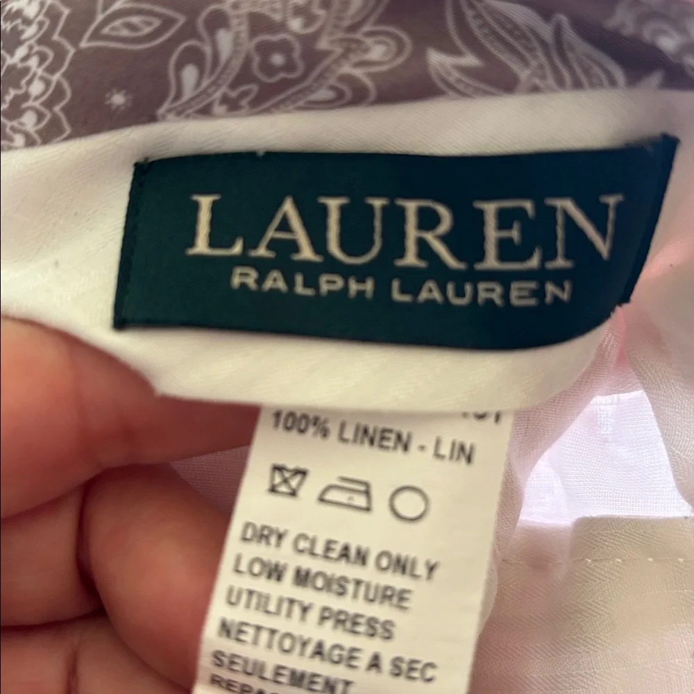 Ralph Lauren White Linen pants